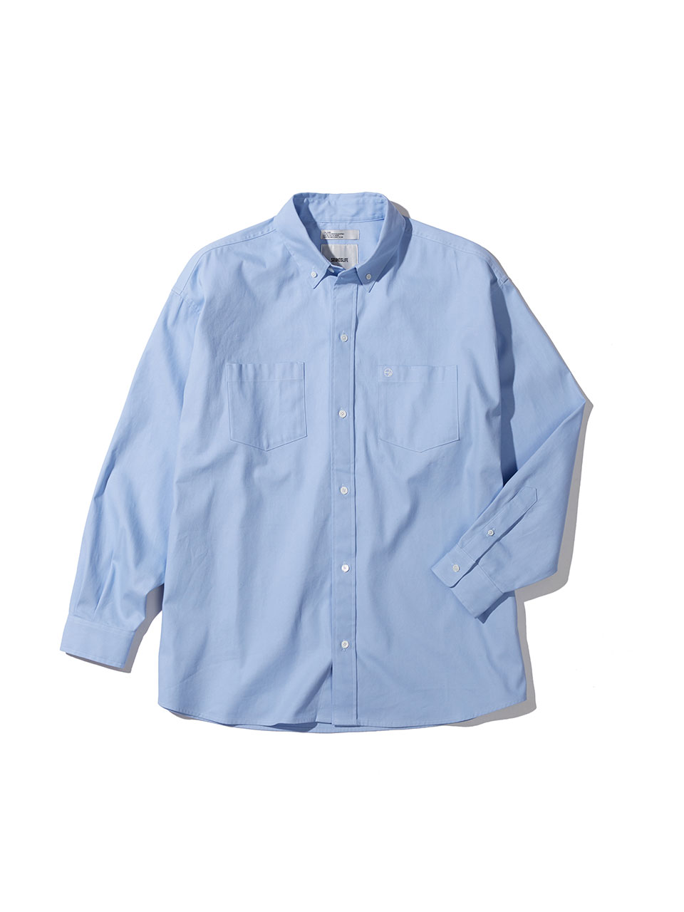 SOUNDSLIFE - Back Loop Two Pocket Oxford Shirt Sky Blue