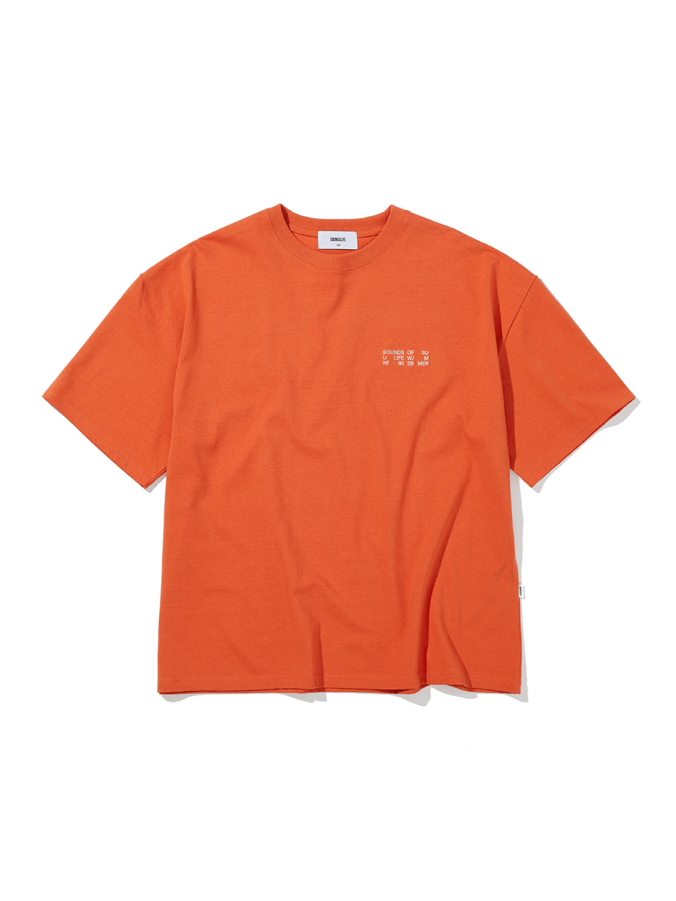 SOUNDSLIFE - Vacation Graphic T-Shirt Orange