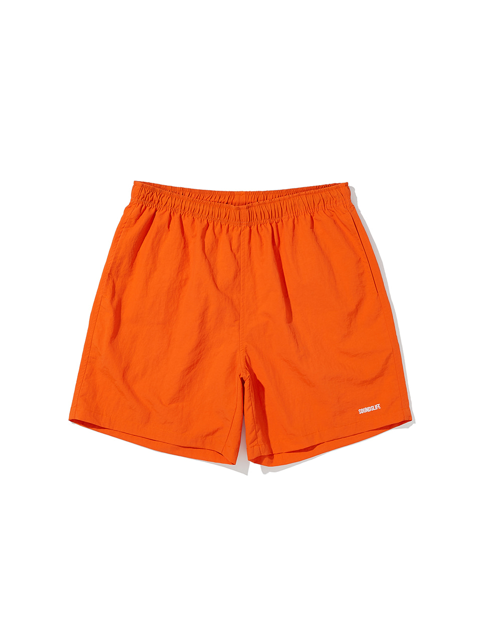 SOUNDSLIFE - Logo Nylon Woven Shorts Orange