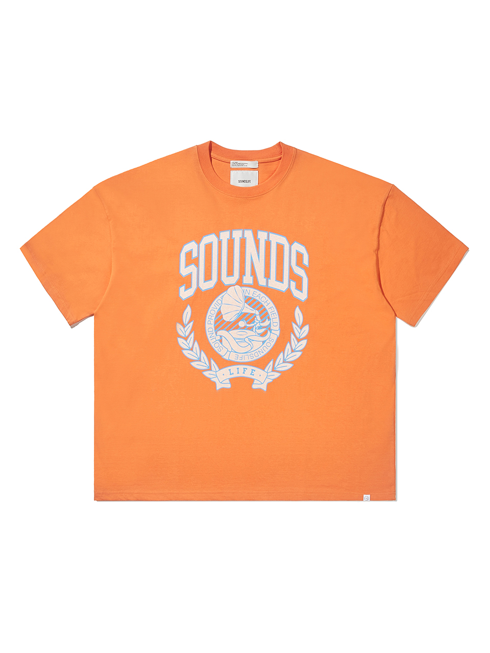 SOUNDSLIFE - Sounds Graphic T-Shirt Orange