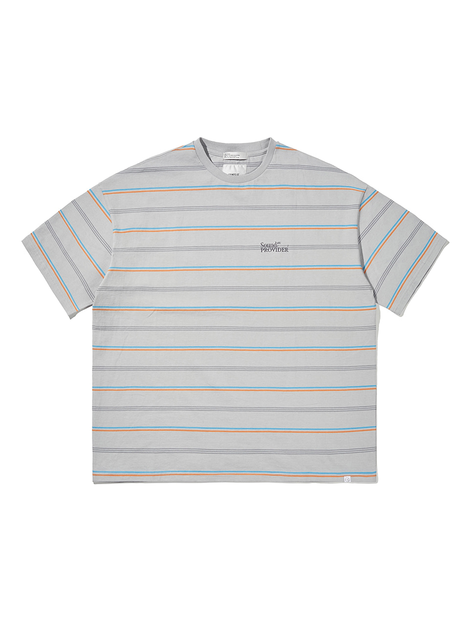 SOUNDSLIFE - dB Stripe T-Shirt Grey