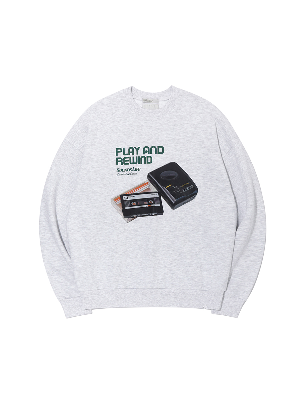 SOUNDSLIFE - P&amp;R Graphic Sweatshirts Melange Grey